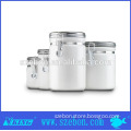 Stainless steel coffee tea sugar canister sets